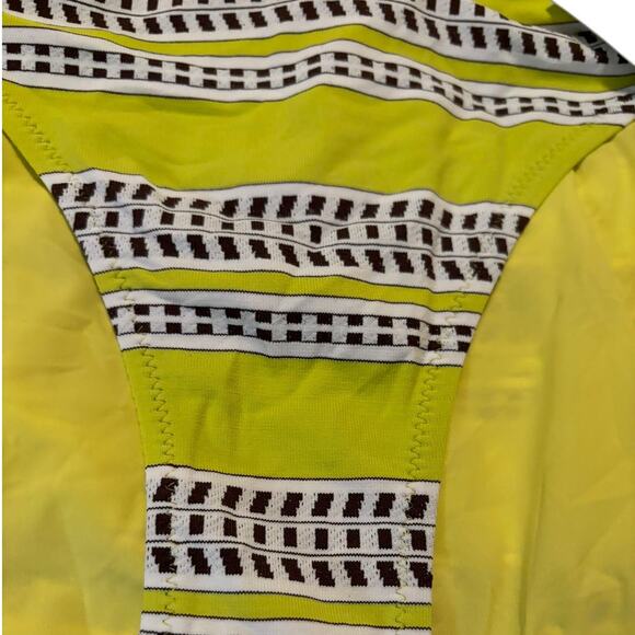 NWT Lemlem Amira Bikini Women's Size XL 2 Pcs Yellow Tie Front String Bottom - Picture 6 of 13